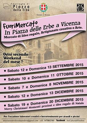Fuori Mercato, Piazza delle Erbe a Vicenza (7 e 8 novembre)